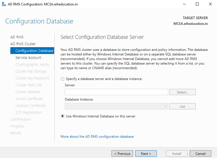 Active Directory Rights Management Services Windows Server 2016